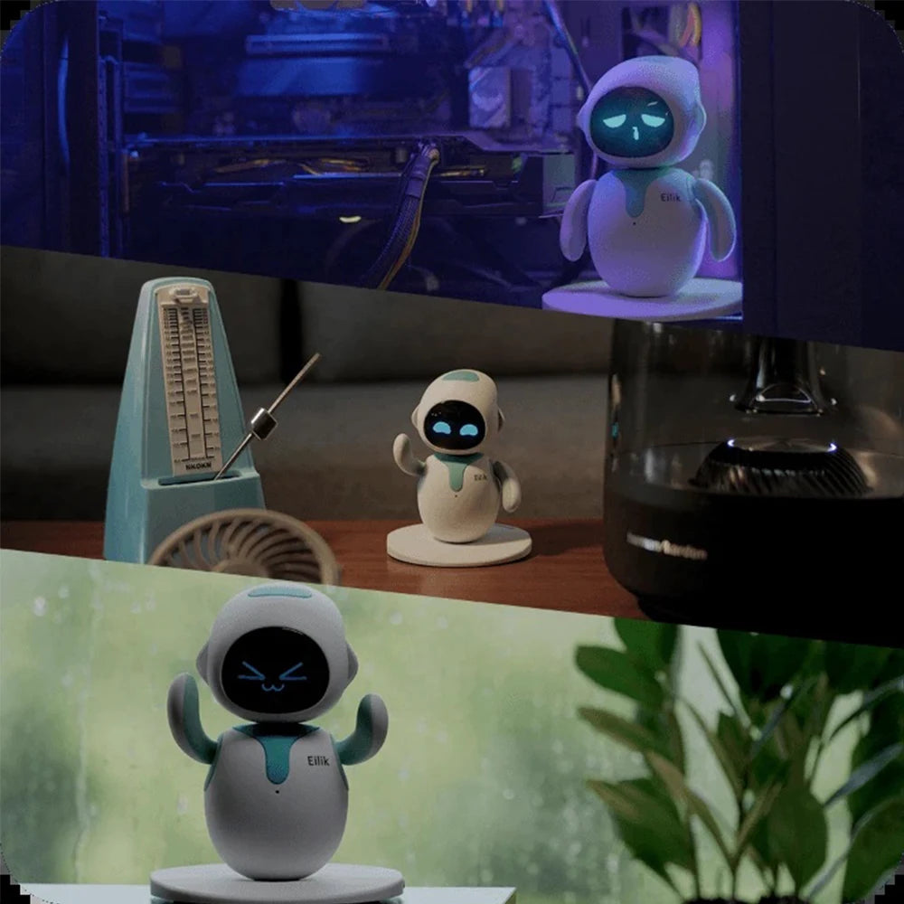 Electron AI Pet Eilik Smart Robot Desktop Toy Emotional Intelligent Companion Pets Touch Intractive Toys Children Adult Robots