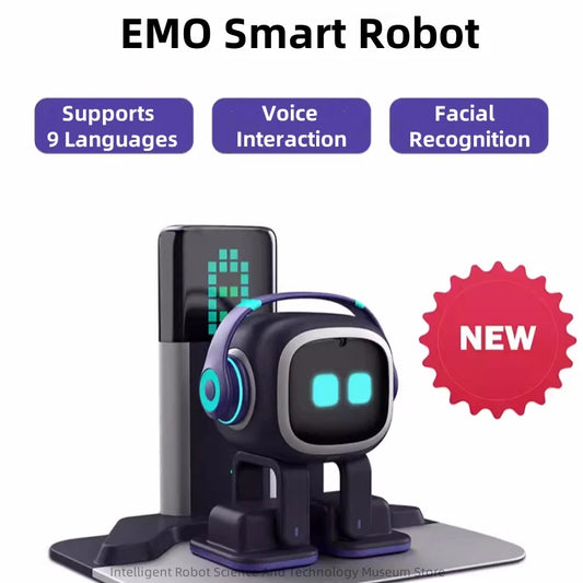 EMO Robot Intellect Ai Pet Toy Multilingual Instructions Communication Interactive Electronic Smart Robot Accompanying Pets
