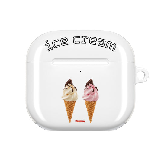 Cute Ice Cream AirPod Case - Fun Gift for Ice Cream Lovers, Cute Accessory, Summer Vibes, Unique Tech Pouch