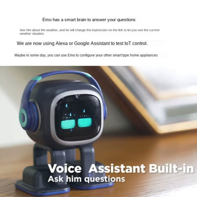EMO Robot Intellect Ai Pet Toy Multilingual Instructions Communication Interactive Electronic Smart Robot Accompanying Pets
