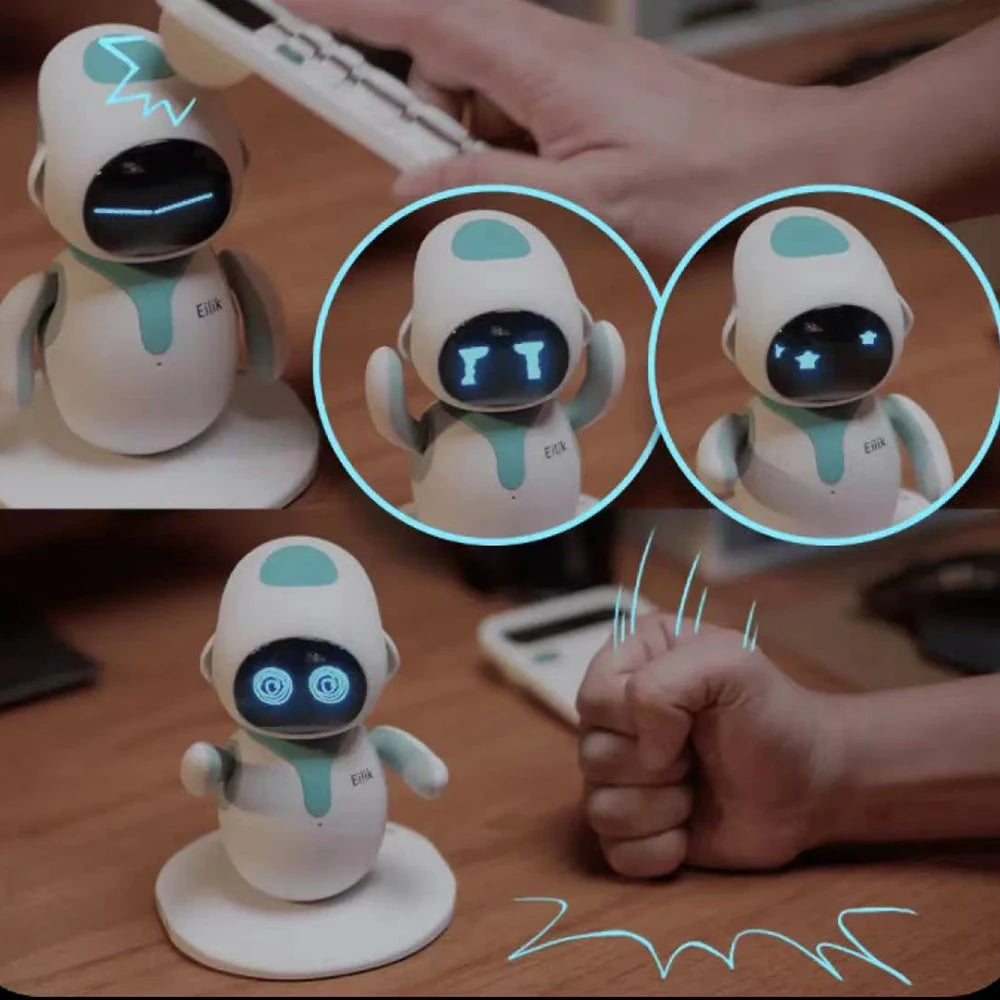 Electron AI Pet Eilik Smart Robot Desktop Toy Emotional Intelligent Companion Pets Touch Intractive Toys Children Adult Robots